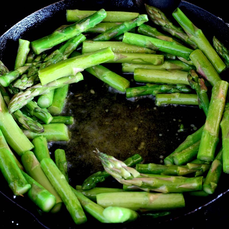 Asparagus Mushroom Bacon 15 Minute Side Dish