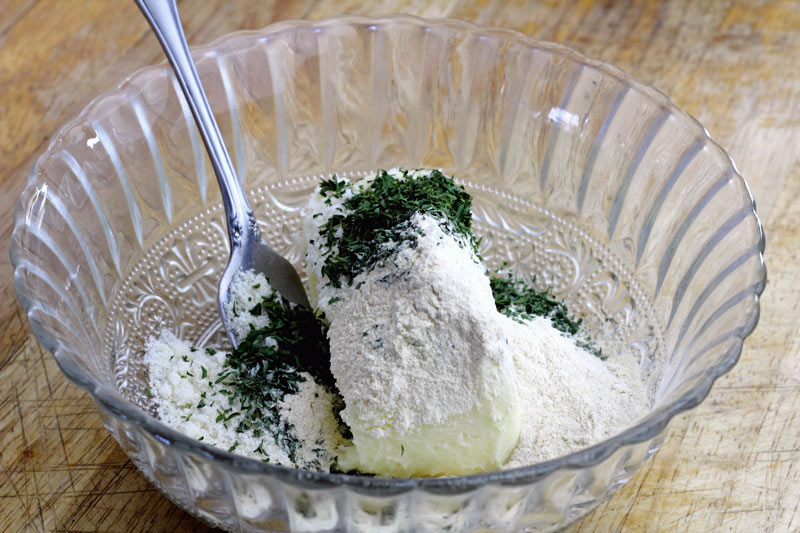 compound butter parsley garlic powder parmesan